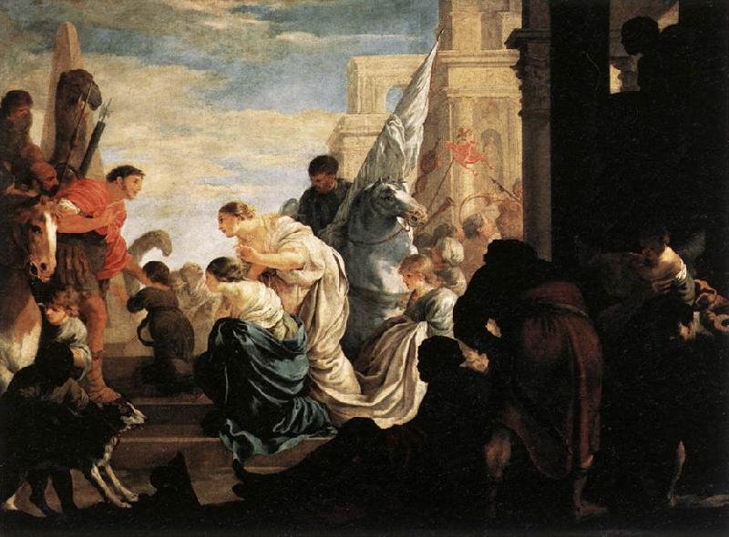 Bourdon, Sebastien A Scene from Roman History oil painting picture